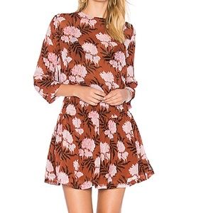 Ganni Georgette Swing Mini Dress M
